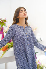 Dhaga Stitched 2 Piece Lawn Suit-Matching separate 0017