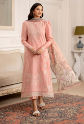 Inara By Humdum Stitched 3 Piece Emb Lawn Collection'2025-D-04
