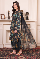 Coco By Humdum Unstitched 3 Piece Viscose Suit-D06