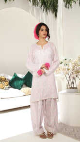 Summer Vibes Basics By Najia Zia Stitched 2 Piece Printed Lawn Collection-BLOSSOMS
