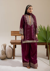 Rabt The Silk Edit by Meerak Stitched Formals Suit-Roop