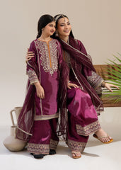 Rabt The Silk Edit Stitched 3 Piece Kids Formals Suit-Roop