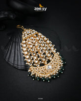 Gloxinia Jhumar Green - Zeesy Jewellery