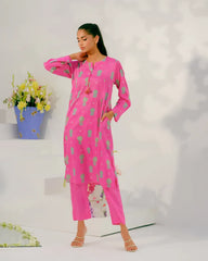 Dhaga Stitched 2 Piece Lawn Suit-Matching separate 0019
