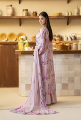 Senora By Humdum Stitched 3 Piece Emb Printed Lawn Collection'2025-D-04