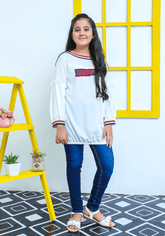 Georgette Printed Top - Wear Ochre