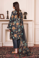 Coco By Humdum Unstitched 3 Piece Viscose Suit-D06