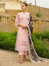 Zainab Chottani Unstitched 3 Piece Eid Luxury Lawn Collection'2023-ZC-01-A