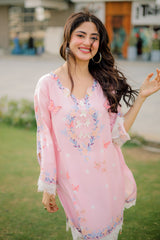 Dhaga Stitched 2 Piece Co-ords Set-Blushe