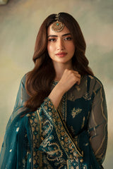 Elena By Meeral Unstitched 3 Piece Wedding Formals Collection'2025-Soraya