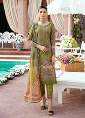 Summer Glow By Gulaal Unstitched 3 Piece Luxury Lawn Suit-ALICIA (GL-L-24V3-04)