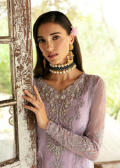 Chant de l'Amour' by Gulaal Unstitched 3 Piece Eid Formals Vol 1 Suit-VIOLA (GL-EC-24V1-07)