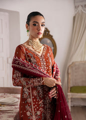 Gulaal Unstitched 3 Piece Emb Chiffon Vol-02 Suit-Laira