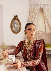Gulaal Unstitched 3 Piece Emb Chiffon Vol-02 Suit-Laira