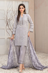 RIfna By Tawakkal Stitched 3 Piece Emb Lawn Collection-D-2914