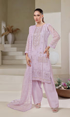 Shamooz Stitched 3 Piece Luxury Festive Eid Collection'2025-Lavender SE-012