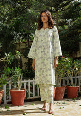 Zarasi.Pk Stitched 2 Piece Printed Lawn Collection'2025-Lime Bloom