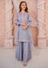 Modest Stitched 3 Piece Eid Edit Vol-02 Suit-10765-Gry