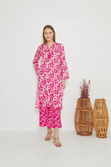 Dhaga Stitched 2 Piece Cambric Collection'2025-matching separate 0036