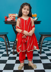 Modest Stitched 3 Piece Festive Formals Kids Suit-Gulabo