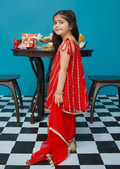 Modest Stitched 3 Piece Festive Formals Kids Suit-Gulabo