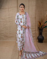 Ayla Studio Stitched Luxury Collection'2025-Asbp-106 Dobby Spring 3Pcs