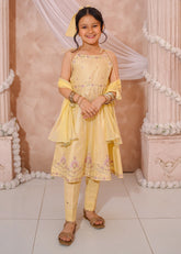 Modest Stitched 3 Piece Eid Edit Vol-02 Suit-10740-Ylw