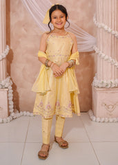 Modest Stitched 3 Piece Eid Edit Vol-02 Suit-10740-Ylw