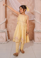 Modest Stitched 3 Piece Eid Edit Vol-02 Suit-10740-Ylw