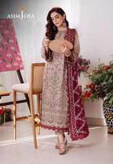 Asim Jofa Uraan Ajur-10 Embroidered Lawn 3 Pcs