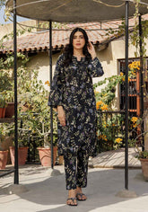 Shadow - 2 PC Stitched Lawn Suit - Zarasi.pk