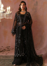 Tara By Sardinia Unstitched 3 Piece Wedding Collection-Ebony