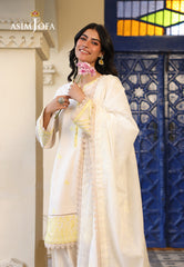 Asim Jofa Eid Signature Ajubf-01 Embroidered Jacquard 2 Pcs