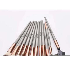 Muicin-Metallic Eye & Face Makeup Brush Set