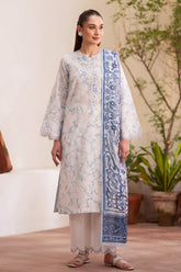 Ilara By Seran Unstitched 3 Piece Digital Printed Cambric Edit Suit-03-Ciel