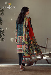 Asim Jofa Essential Pret Drop 8 Ajpb-168 Printed Arabic Lawn 3Pcs