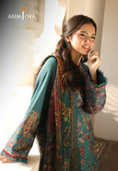 Rhapsody By Asim Jofa Unstitched 3 Piece Summer Suit Ajubu-03
