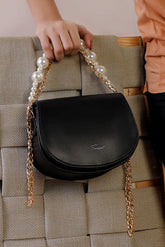 Fineur - Handbag Midnight Pearl Charm - Black