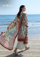 Asim Jofa Essential Pret Drop 8 Ajpb-167 Printed Arabic Lawn 3Pcs