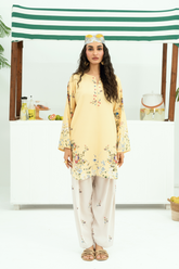 Raha By Amal Stitched Co Ords Cambric Vol-01 Collection'2025-SunFlower