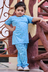 12 AM By Khawar Latif Airplane print Kids Pyjamas