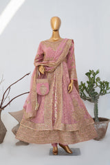 Saira Sultana Stitched Wedding Formals Suit-Muneeha-T Pink