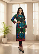 Brandlo PK Bold Bloom Printed Suit - Vibrant Fusion 2-Piece Set