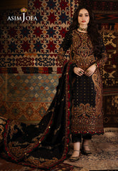 Asim Jofa Kashmiri Taanka - Embroidered Shawl collection Ajkt-03 Embroidered Self Twill 3 Pcs