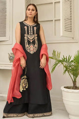 Luna By Mariam Malik Stitched 2 Piece Luxe Silk Pret Collection'2025-Luna- Luxury Pret' - 22