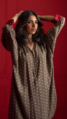 Eternal Classics By Najia Zia Stitched 2 Piece Winter Collection'2025-Moss