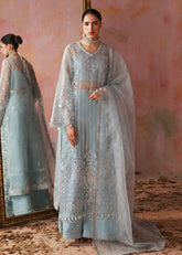 Tara By Sardinia Unstitched 3 Piece Wedding Collection-Azure