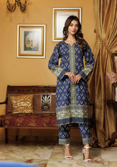 Elysian Glade - 2 PC Stitched Lawn Suit - Zarasi.pk