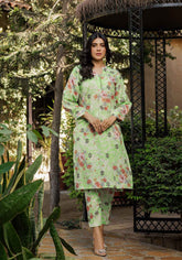 Verdant - 2 PC Stitched Lawn Suit - Zarasi.pk