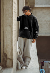 Asim Jofa Western Wear Ajwpt-05 Unisex Kangaroo Pocket Sweater 1 Pc